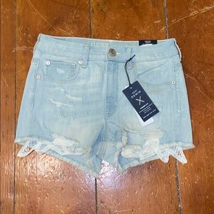 American Eagle High-Rise Shortie Jean Short